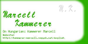 marcell kammerer business card